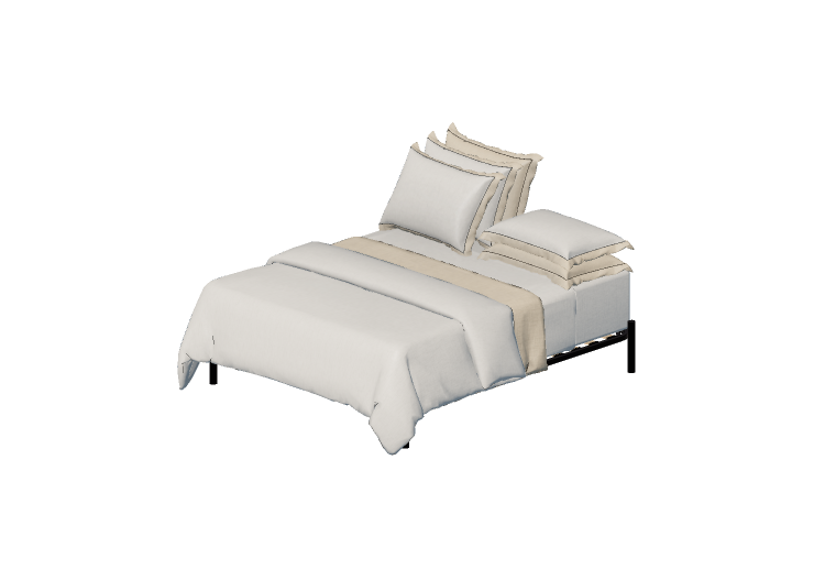 3D Betten und Nachttische - Doppelbett - By The Bed - The... 3D Betten und Nachttische - Doppelbett - By The Bed - The...
