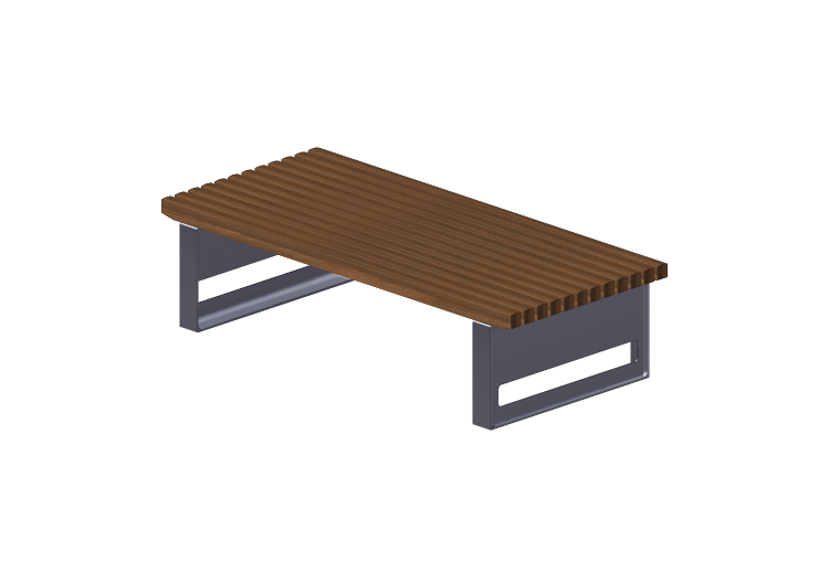 Bancs 3D - Banc en bois extérieur - Byarums Bruk - Block -... Bancs 3D - Banc en bois extérieur - Byarums Bruk - Block -...