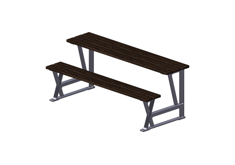 Panchine e Fioriere 3D - Panchina in legno per esterni -... Panchine e Fioriere 3D - Panchina in legno per esterni -...