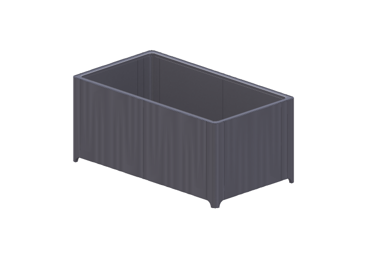 Benches and Planters 3D - Outdoor planter - Byarums Bruk -... Benches and Planters 3D - Outdoor planter - Byarums Bruk -...