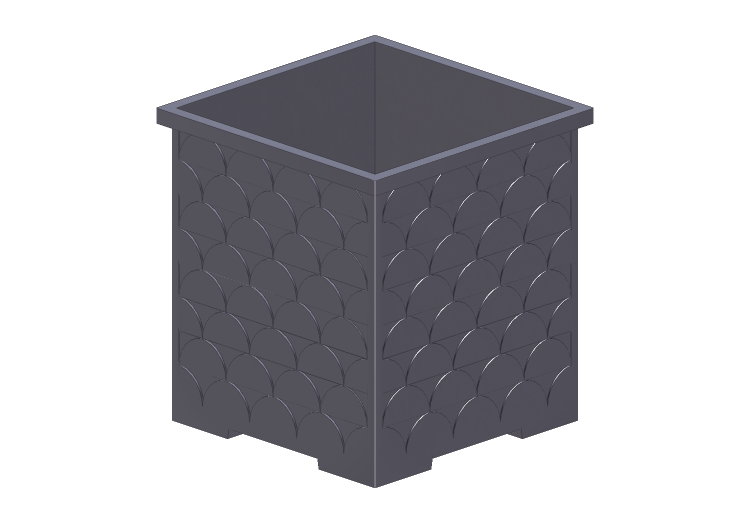 Bancos 3D - Floreira para exteriores - Byarums Bruk -... Bancos 3D - Floreira para exteriores - Byarums Bruk -...
