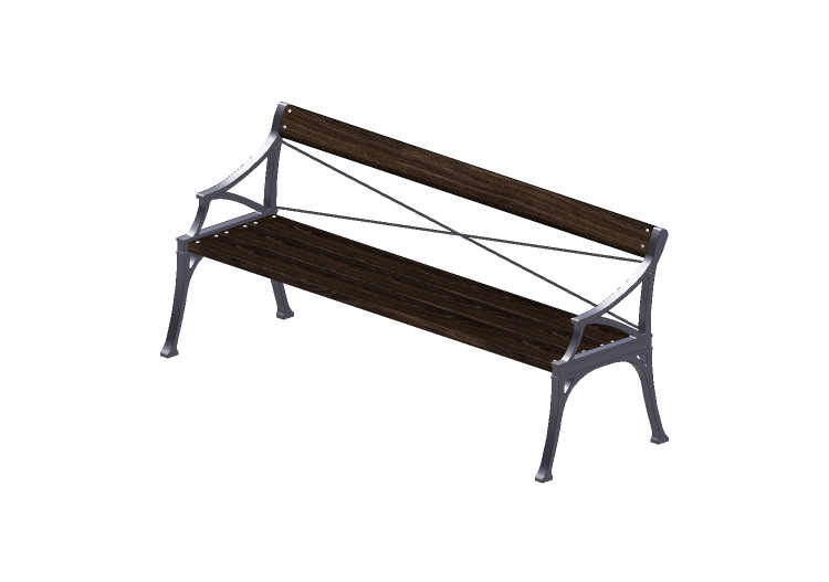 Panchine e Fioriere 3D - Panchina in legno per esterni -... Panchine e Fioriere 3D - Panchina in legno per esterni -...