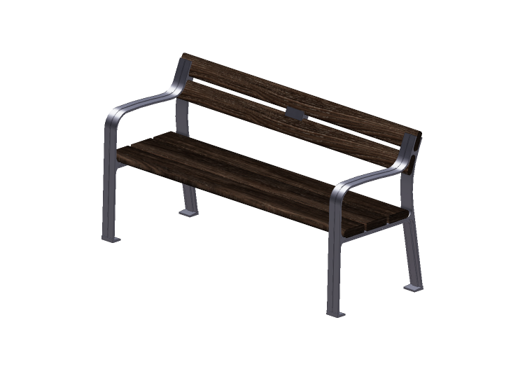 Panchine e Fioriere 3D - Panchina in legno per esterni -... Panchine e Fioriere 3D - Panchina in legno per esterni -...
