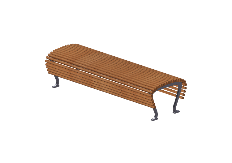 Bancos 3D - Banco de madeira para exteriores - Byarums Bruk... Bancos 3D - Banco de madeira para exteriores - Byarums Bruk...