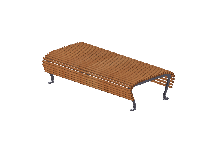 Bancos y Macetas 3D - Banco de madera para exteriores -... Bancos y Macetas 3D - Banco de madera para exteriores -...
