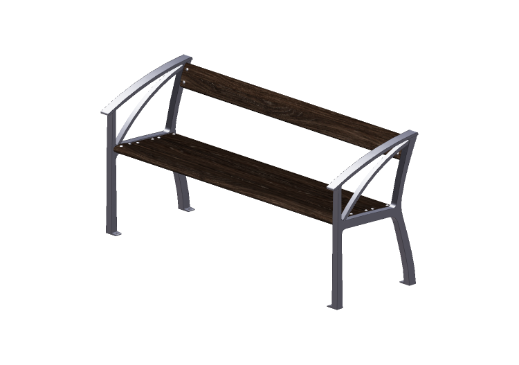 Bancs 3D - Banc en bois pour extérieurs - Byarums Bruk -... Bancs 3D - Banc en bois pour extérieurs - Byarums Bruk -...