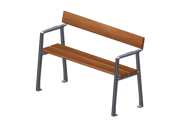 Bancos y Macetas 3D - Banco de madera para exteriores -... Bancos y Macetas 3D - Banco de madera para exteriores -...