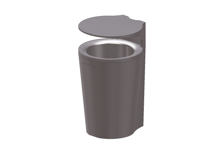 Accessoires 3D - Poubelle d'extérieur - Byarums Bruk -... Accessoires 3D - Poubelle d'extérieur - Byarums Bruk -...