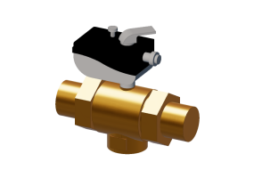 Kugelhahn motorisiert 3-Wege DN 50 (2") 24V