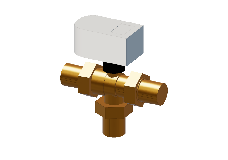 DN 25 (1") 24V 10s Motorized Diverter Three-Way Ball Valve... DN 25 (1") 24V 10s Motorized Diverter Three-Way Ball Valve...