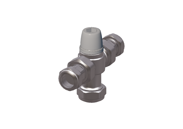 Anti-scald thermostatic mixer 22 mm - Caleffi Anti-scald thermostatic mixer 22 mm - Caleffi