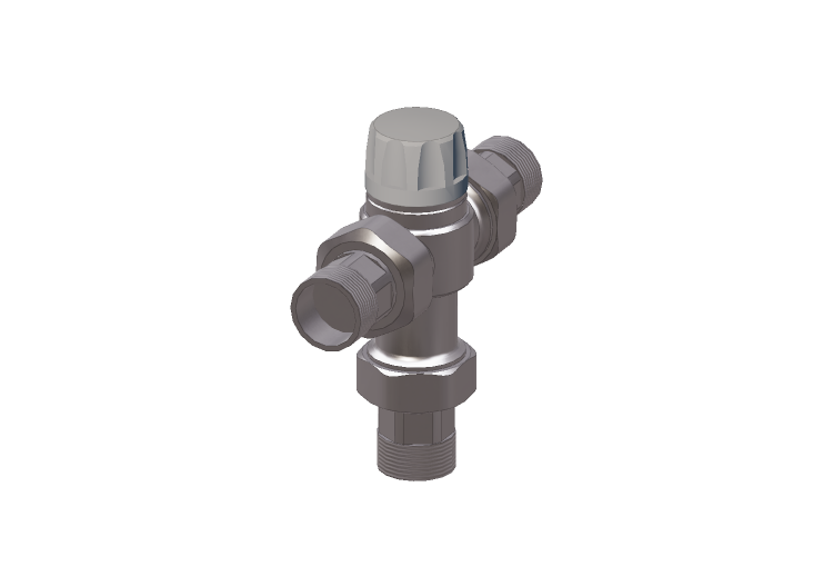 Grifo termostático regolable contra quemadura DN 20 (3/4")... Grifo termostático regolable contra quemadura DN 20 (3/4")...