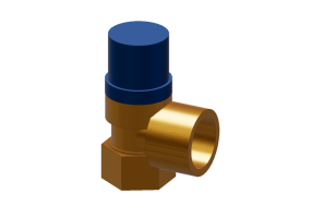 Soupape de sécurité pour installations sanitaires DN 15x20