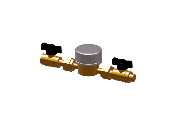 Volumetric counter DN 15 (1/2") - Caleffi Volumetric counter DN 15 (1/2") - Caleffi