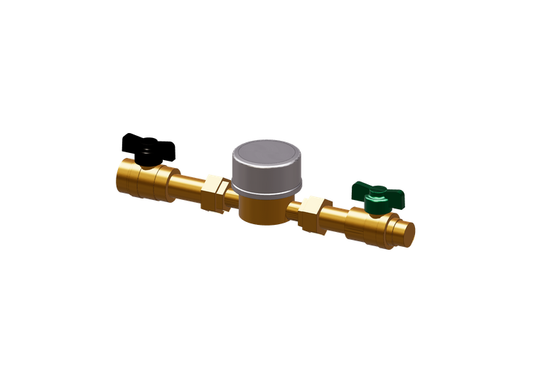 Contatore volumetrico DN 20 (3/4") - Caleffi Contatore volumetrico DN 20 (3/4") - Caleffi