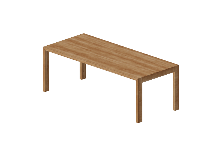 Mesas 3D - Mesa de madera - Cappellini - Gamma - GM2 -... Mesas 3D - Mesa de madera - Cappellini - Gamma - GM2 -...