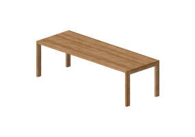 Mesas 3D - Mesa de madera - Cappellini - Gamma - GM3