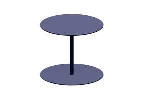 3D Tisch - Couchtisch aus Metall - Cappellini - Gong Lux - GG1G