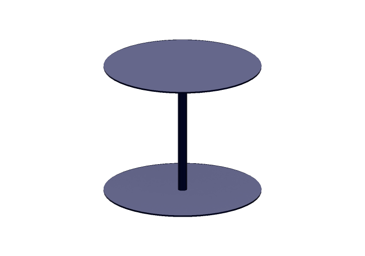 Tavoli 3D - Tavolino in metallo - Cappellini - Gong Lux -... Tavoli 3D - Tavolino in metallo - Cappellini - Gong Lux -...