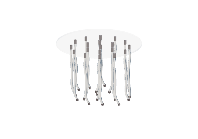 3D Tisch - Glastisch - Cappellini - Org - OG5 - Cappellini 3D Tisch - Glastisch - Cappellini - Org - OG5 - Cappellini