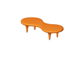 3D Tables - Plastic coffee table - Cappellini - Orgone - MN5