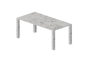 Tables 3D - Table en marbre - Cappellini - Vendome - VM2