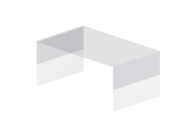 3D Tables - Glass Table - Cappellini - Smoke - SM2