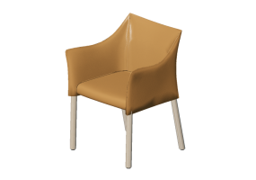 Sedie 3D - Sedia in pelle - Cappellini - Cap - CAP1T
