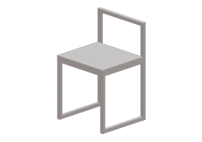 3D Chairs - Metal Chair - Cappellini - Fronzoni64 - FR11