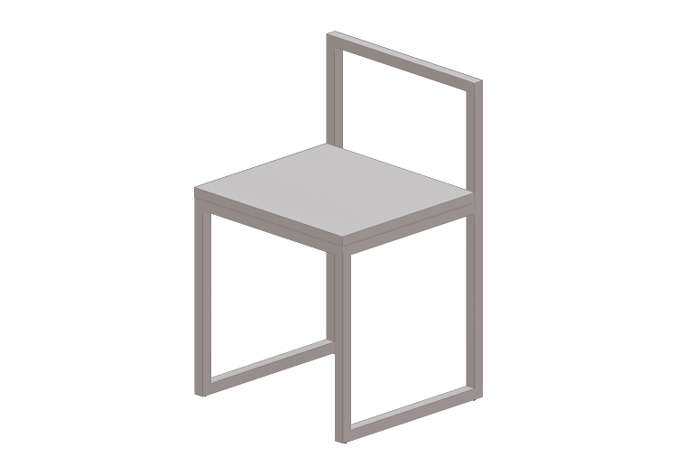 3D Stühle - Stuhl aus Metall - Cappellini - Fronzoni64 -... 3D Stühle - Stuhl aus Metall - Cappellini - Fronzoni64 -...