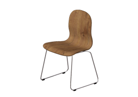 Sillas 3D - Silla de madera - Cappellini - Tate Wood - TW3