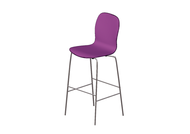 3D Stühle - Stuhl aus lackiertem Holz - Cappellini - Tate... 3D Stühle - Stuhl aus lackiertem Holz - Cappellini - Tate...