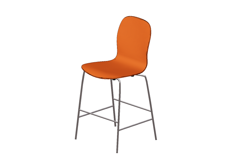 Sillas 3D - Silla de madera lacada - Cappellini - Tate... Sillas 3D - Silla de madera lacada - Cappellini - Tate...