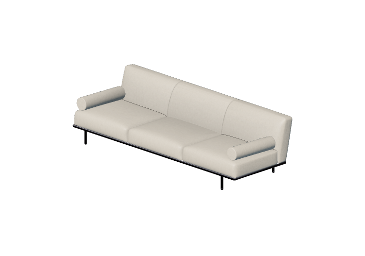 3D Sessel und Sofas - Stoffsofa - Cappellini - Cap Martin... 3D Sessel und Sofas - Stoffsofa - Cappellini - Cap Martin...