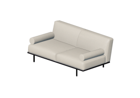 Sofás 3D - Sofá em tecido - Cappellini - Cap Martin Sunset - MS2P - MS2CP