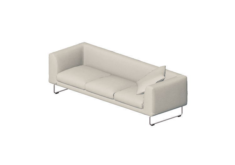 Poltronas y Sofás 3D - Sofá de tela - Cappellini - Elan -... Poltronas y Sofás 3D - Sofá de tela - Cappellini - Elan -...