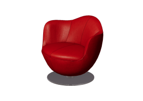 Poltronas y Sof&aacute;s 3D - Sill&oacute;n de tela - Cappellini - Dalia - DL1