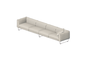 3D Sessel und Sofas - Stoffsofa - Cappellini - Elan - EN8