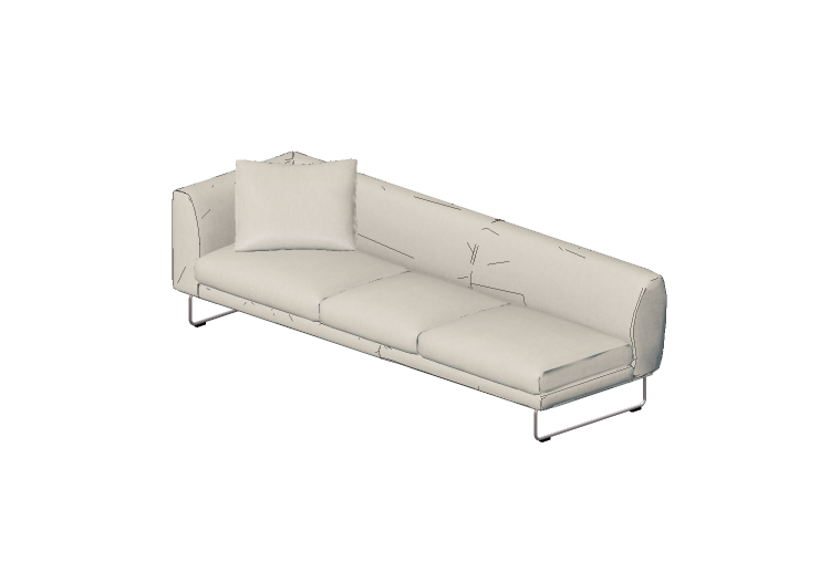 3D Sessel und Sofas - Stoffsofa - Cappellini - Elan - EN13... 3D Sessel und Sofas - Stoffsofa - Cappellini - Elan - EN13...