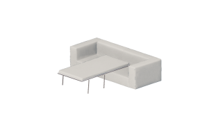 Poltronas y Sofás 3D - Sofá cama de tela - Cappellini - Cuba 25 Sofa Bed - CUS16