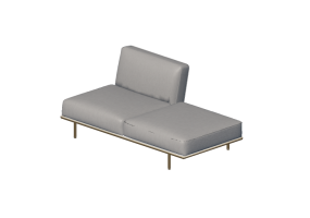 Poltronas y Sofás 3D - Sofá de tela - Cappellini - Cap Martin Sunset - MS6OLP - MS6OLCP