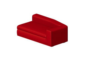 Poltronas y Sof&aacute;s 3D - Sof&aacute; de tela - Cappellini - Cuba 25 - CU255