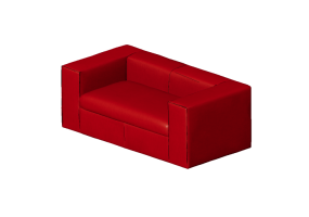 3D Sessel und Sofas - Stoffsofa - Cappellini - Cuba 25 - CUS1