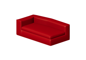 Sof&aacute;s 3D - Sof&aacute; em tecido - Cappellini - Cuba 25 - CU254
