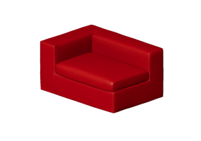 Divani 3D - Divano in tessuto - Cappellini - Cuba 25 - CUS22