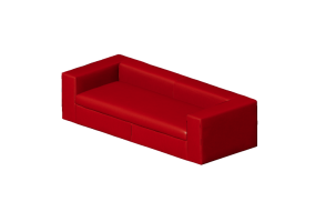 Divani 3D - Divano in tessuto - Cappellini - Cuba 25 - CUS51