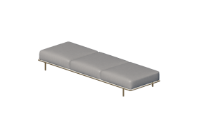 Sofás 3D - Sofá em tecido - Cappellini - Cap Martin Sunset - MS10 - MS10C