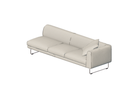 Divans 3D - Canapé en tissu - Cappellini - Elan - EN14