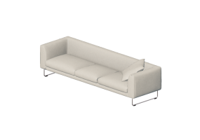 Poltronas y Sofás 3D - Sofá de tela - Cappellini - Elan - EN5