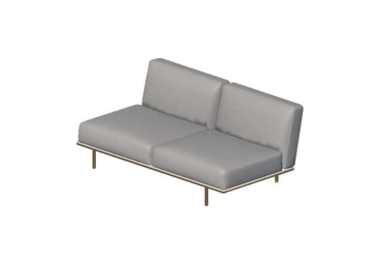 Chairs and Sofas 3D - Fabric Sofa - Cappellini - Cap Martin... Chairs and Sofas 3D - Fabric Sofa - Cappellini - Cap Martin...